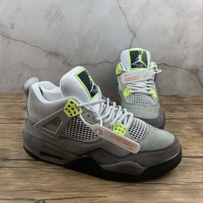 AJ4 GREY/LIME