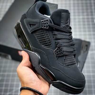 AJ4 BLACK CAT BLACK