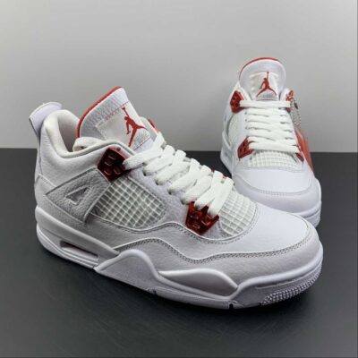 AJ4 WHITE/RED