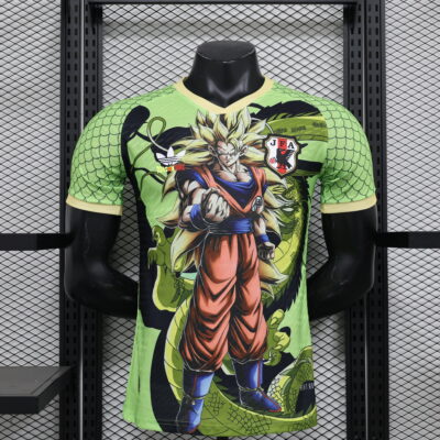 CAMISETA JAPON GOKU VERDE PLAYER VERSION