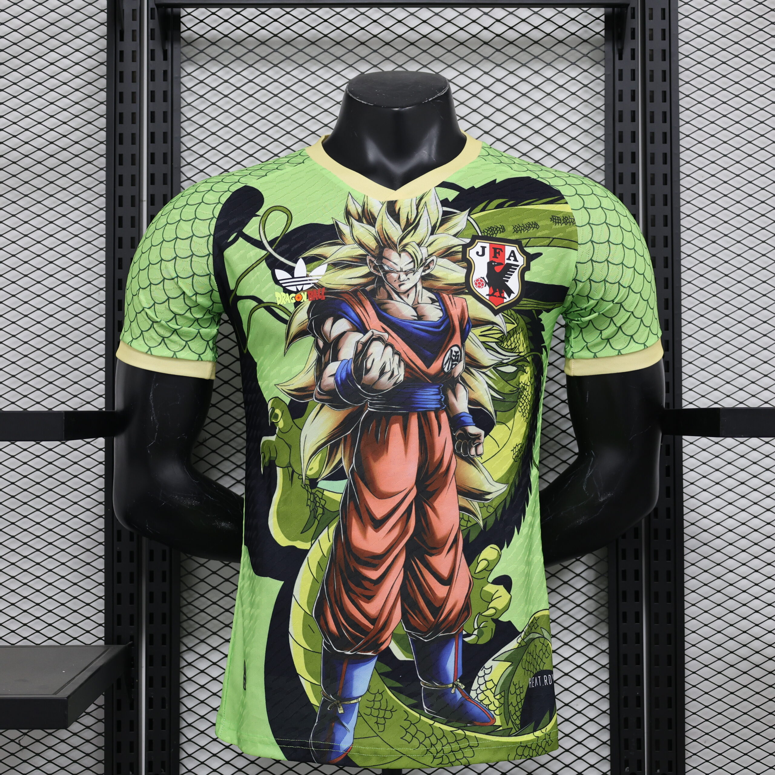 CAMISETA JAPON GOKU VERDE PLAYER VERSION