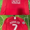 CAMISETA MAN UNITED 07-08 FINAL MANGA LARGA PERSONALIZADA - Imagen 3