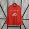 CAMISETA MAN UNITED 07-08 FINAL MANGA LARGA PERSONALIZADA - Imagen 2